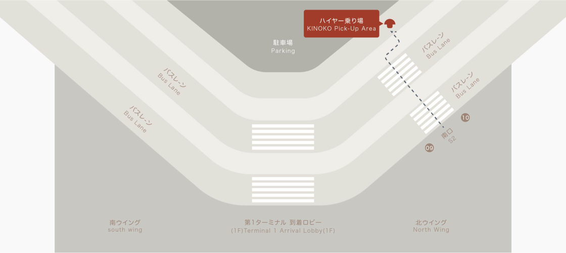 成田空港案内図